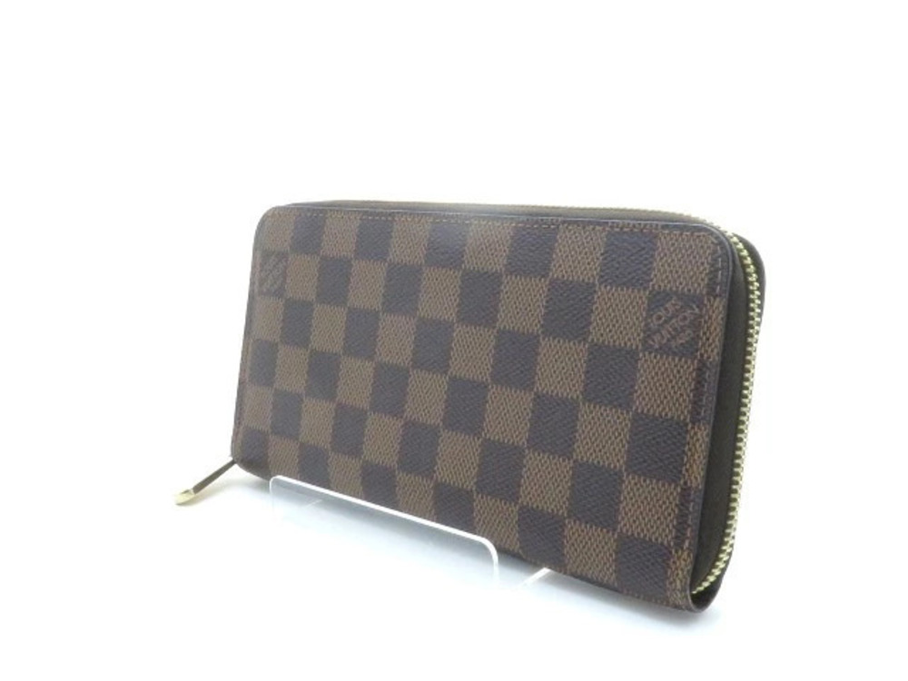 Louis Vuitton Long Damier Zippy Wallet Brown